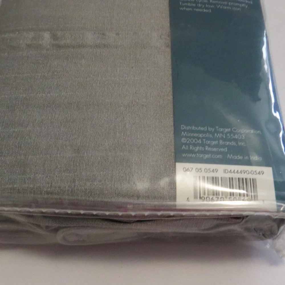 Fabric Armless Chair Cover Silver Fits up to 42